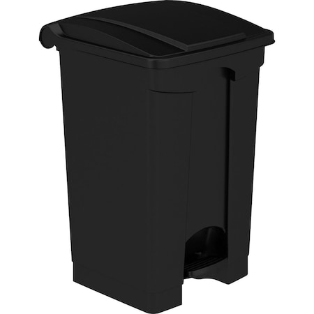 Pinpoint 12 gal Trash Receptacle, Black PI2489877
